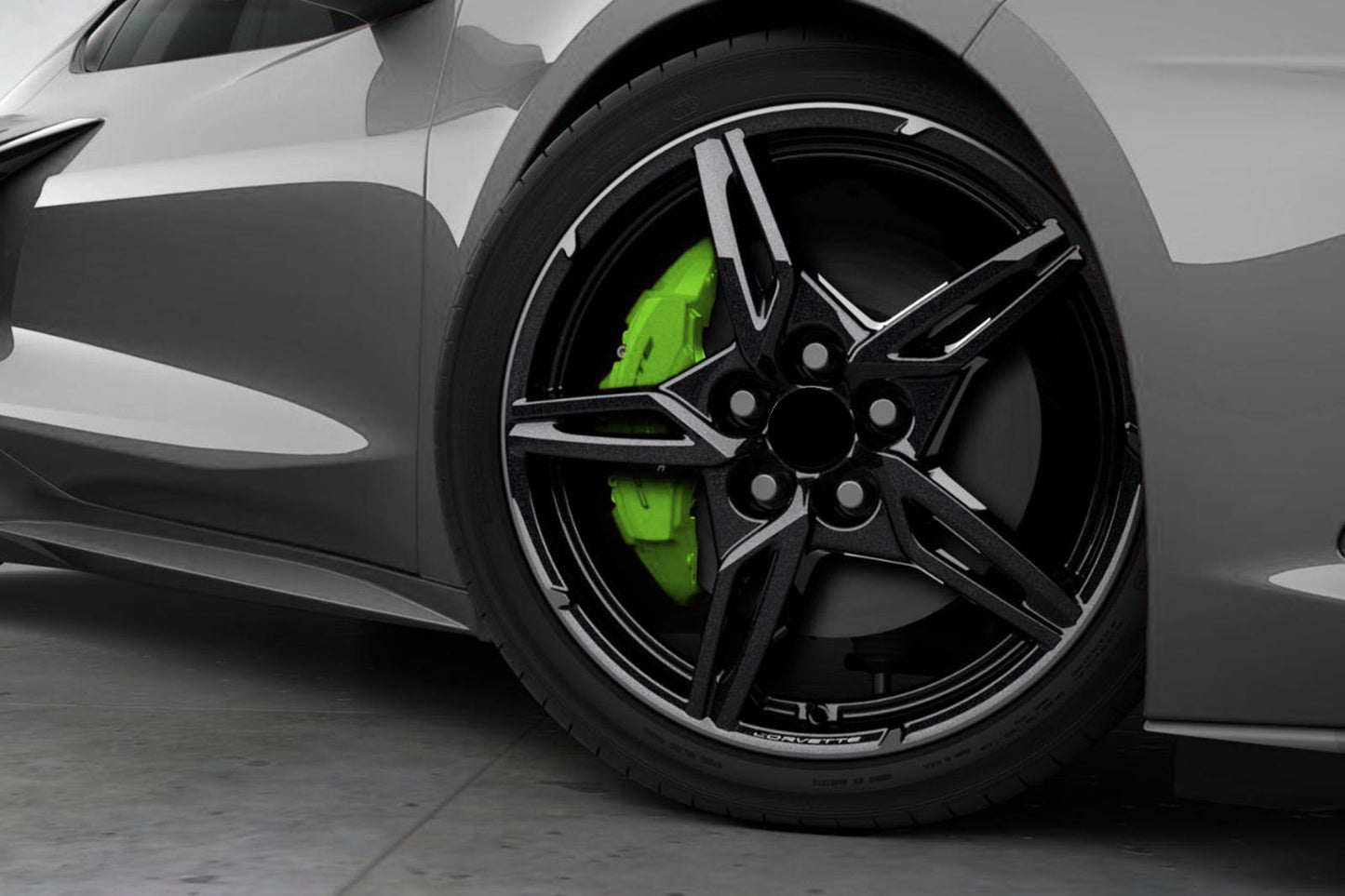 Lime Green Caliper Paint Aerosol